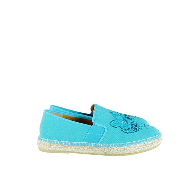 Kenzo Logo Mint Tiger Canvas Espadrilles main image 7
